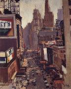 George Oberteuffer Times Square painting